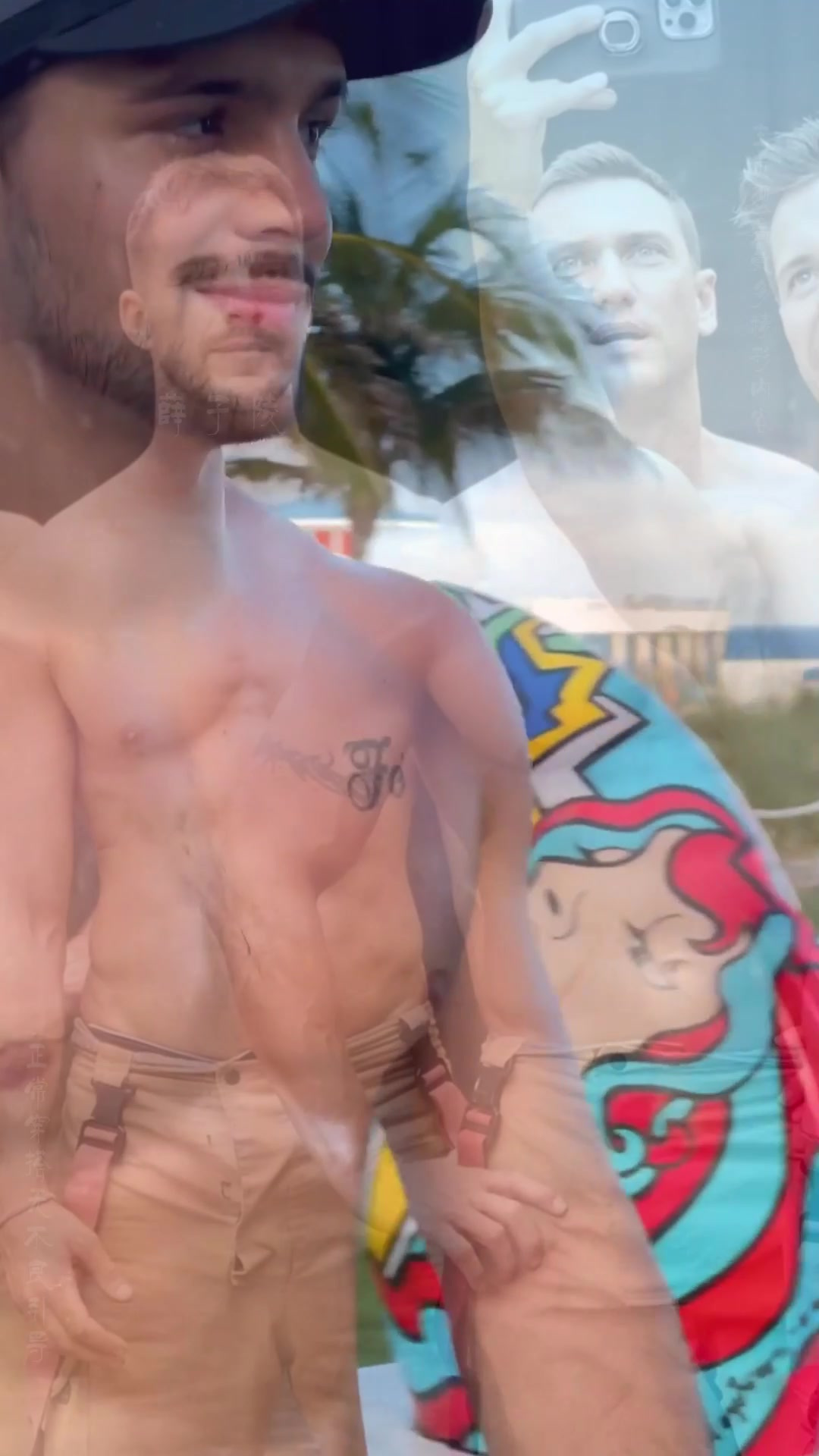 最爱负重引体向上的肌肉小哥哥,公狗腰耐力十足,好身材超带劲!