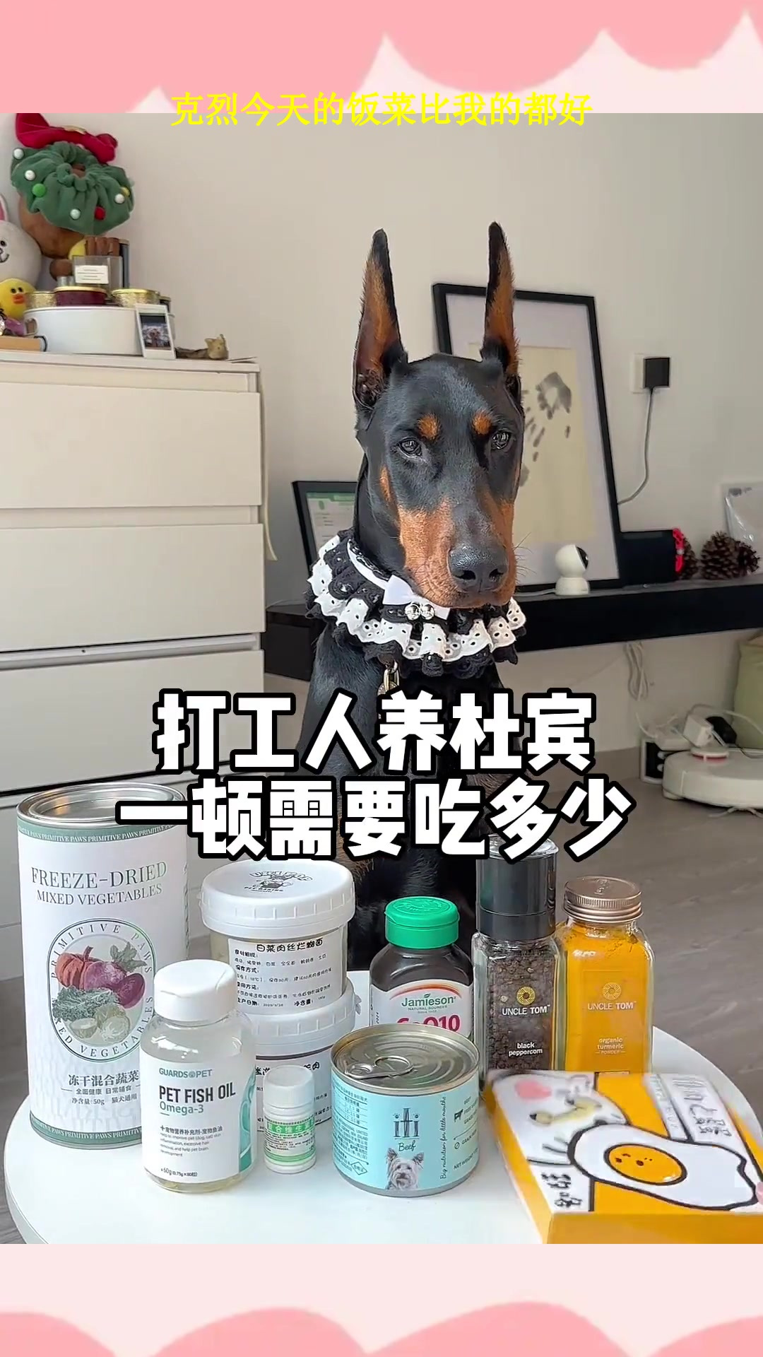 克烈今天的饭菜比我的都好