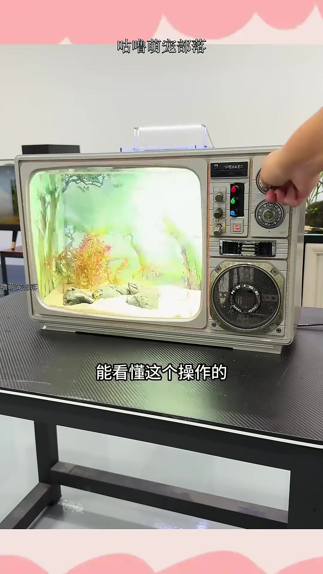 在电视机里养鱼~5步就能做!能看懂视频开头的,应该至少30
