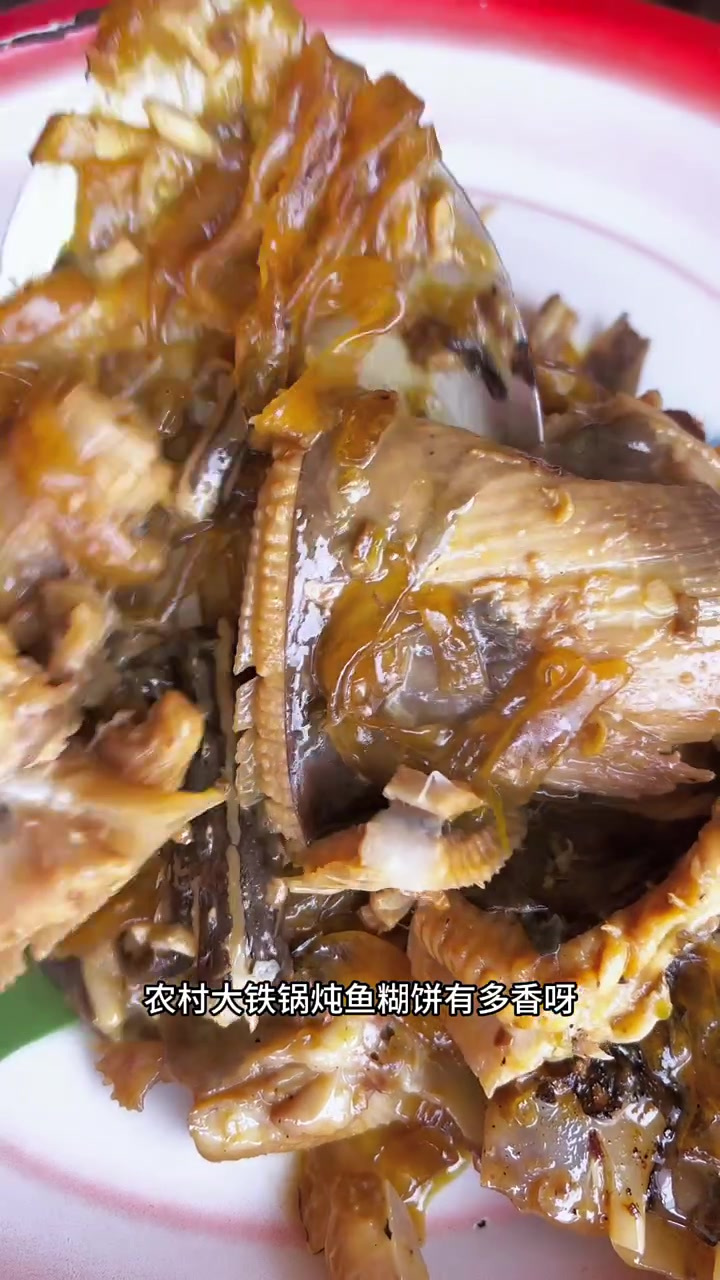 炖老板鱼烀饼太香了,粉条更入味
