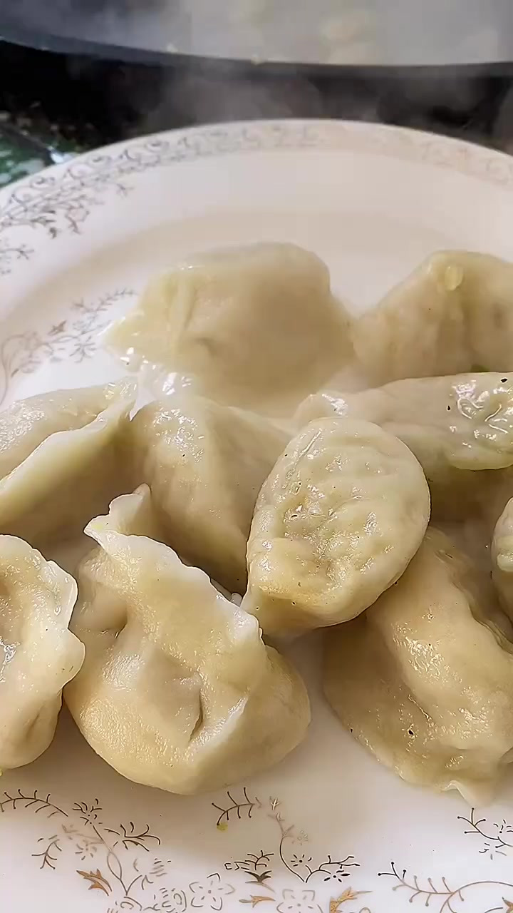 素馅的大白菜饺子是真香呀,有喜欢吃的吗