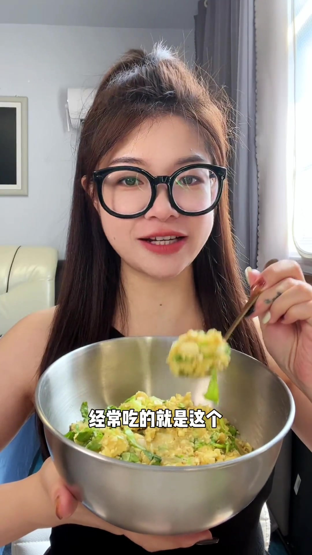 生菜土豆泥沙拉,低脂高蛋白,要吃干净的食物