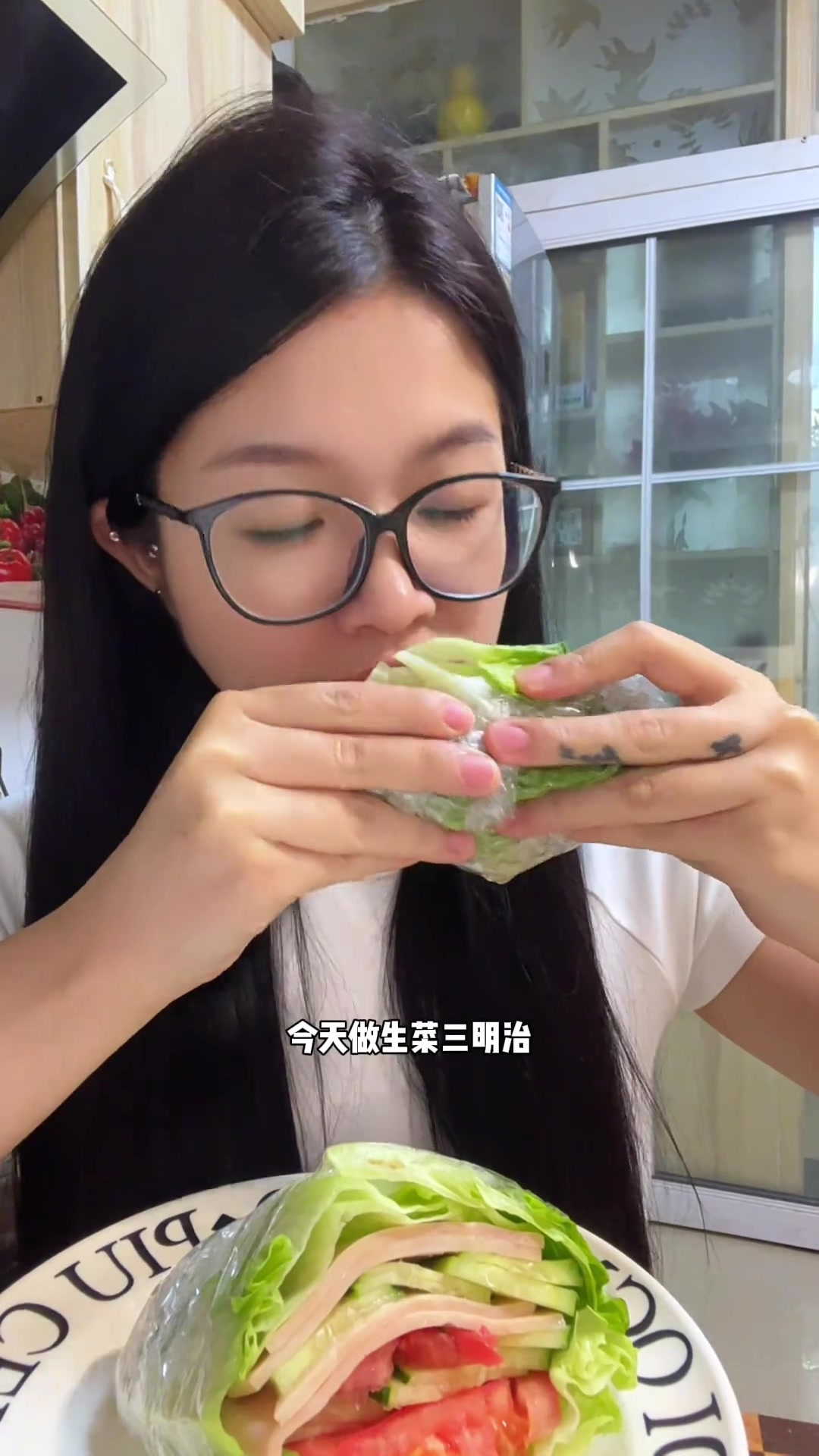 生菜三明治，简单好吃又低卡，真心可以安排上