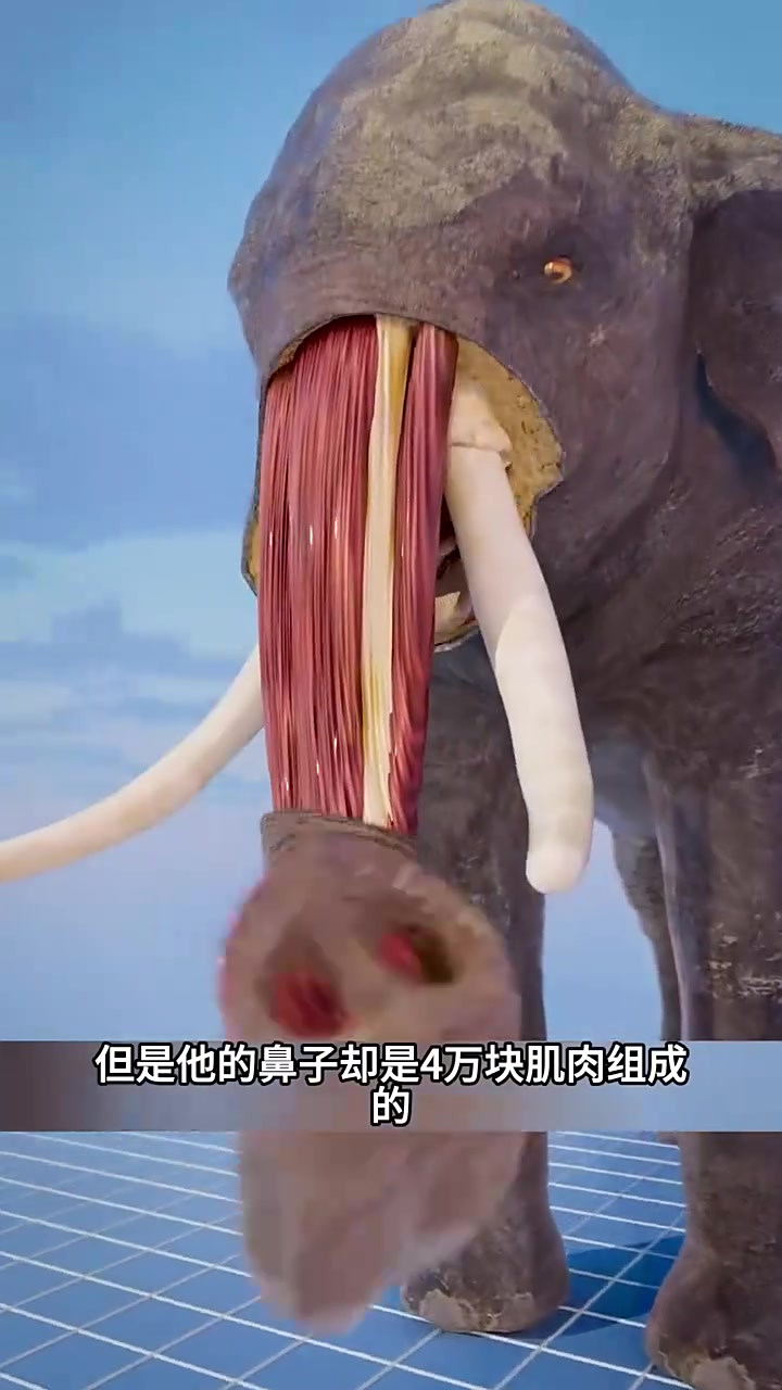 大象鼻子的力量与优雅:绝妙的肌肉构造与使用技巧