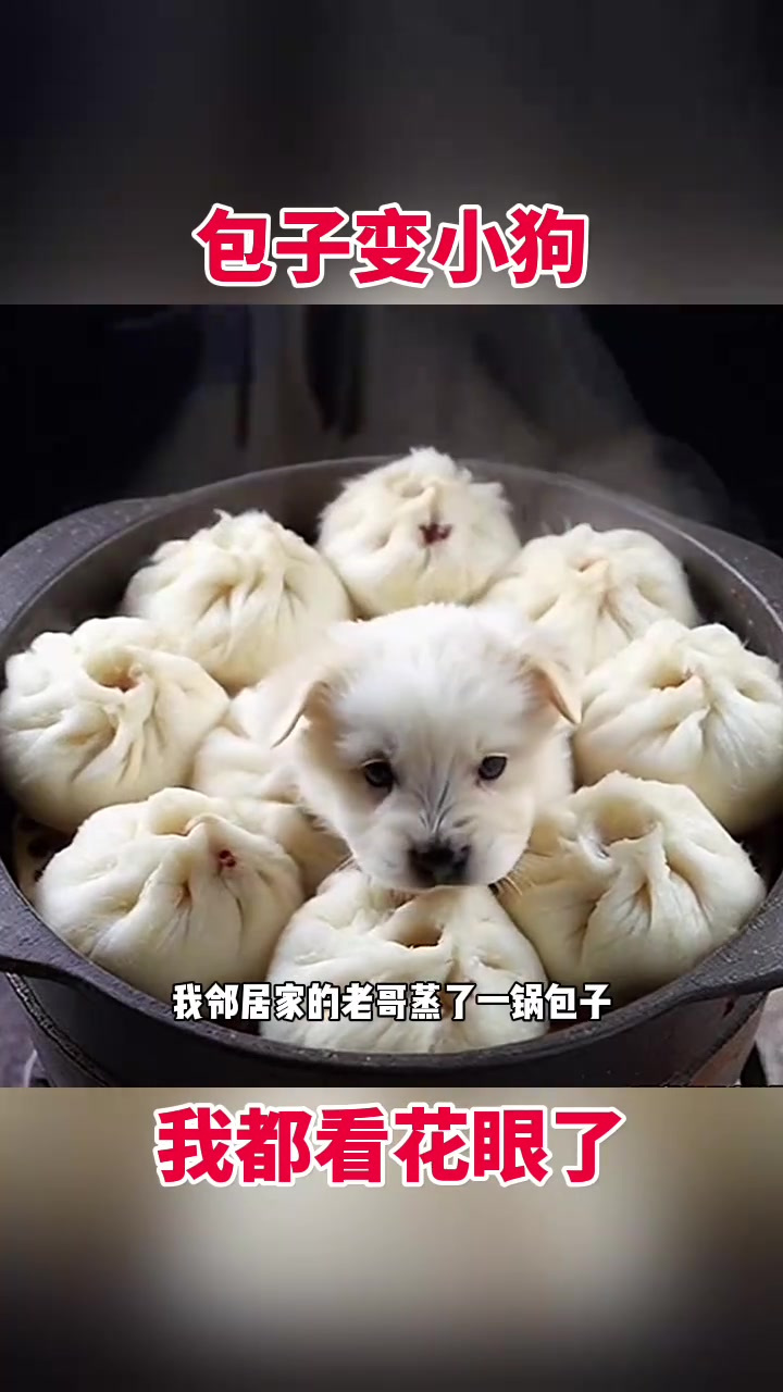 包子变小狗,我都看花眼了!
