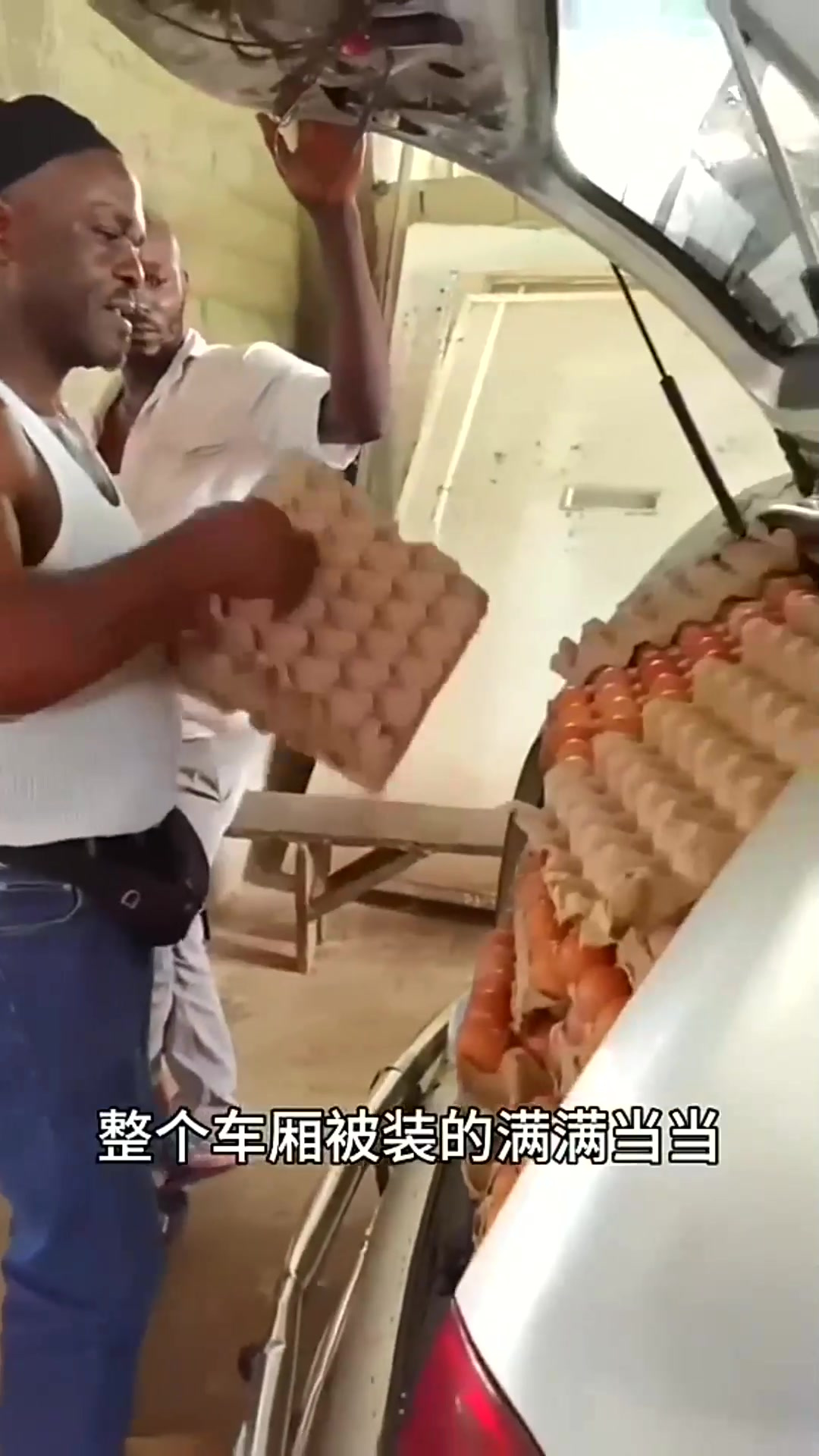 第一次见这样运输鸡蛋的