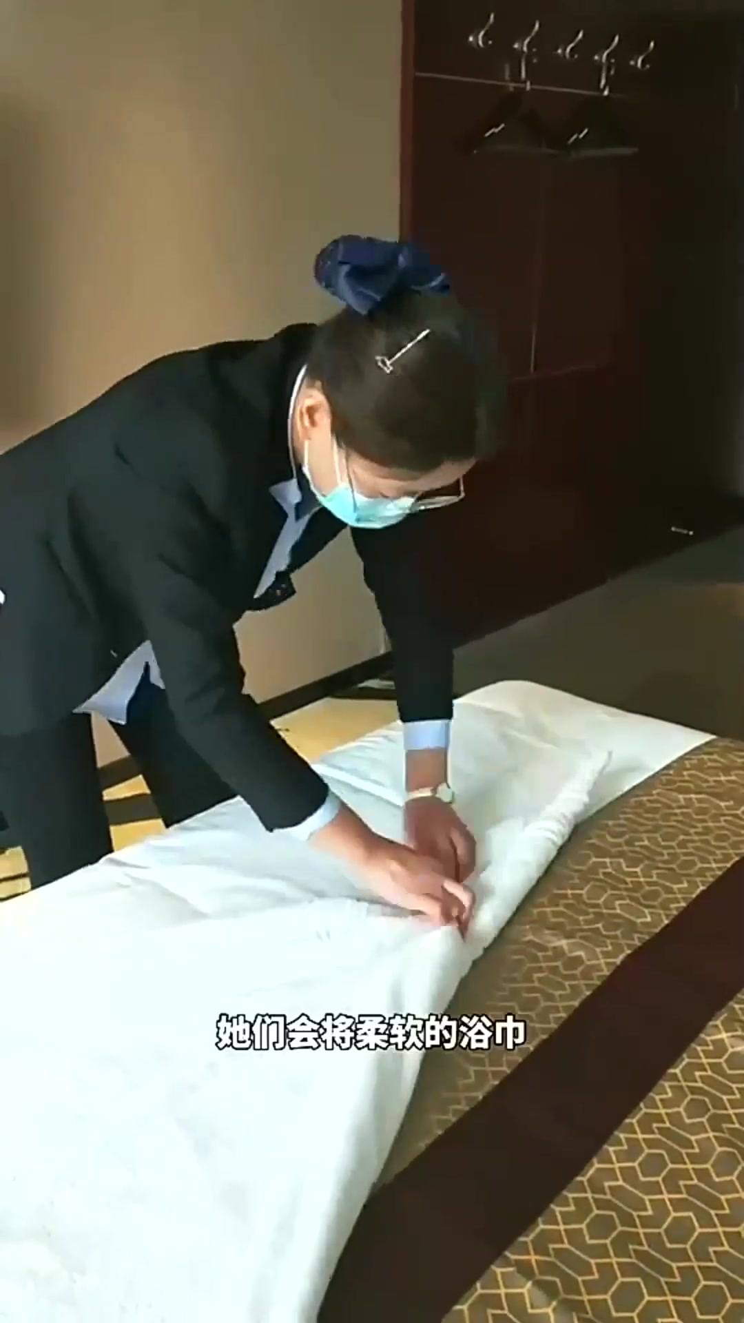 酒店客房隐藏高手!浴巾竟能这样“变身”
