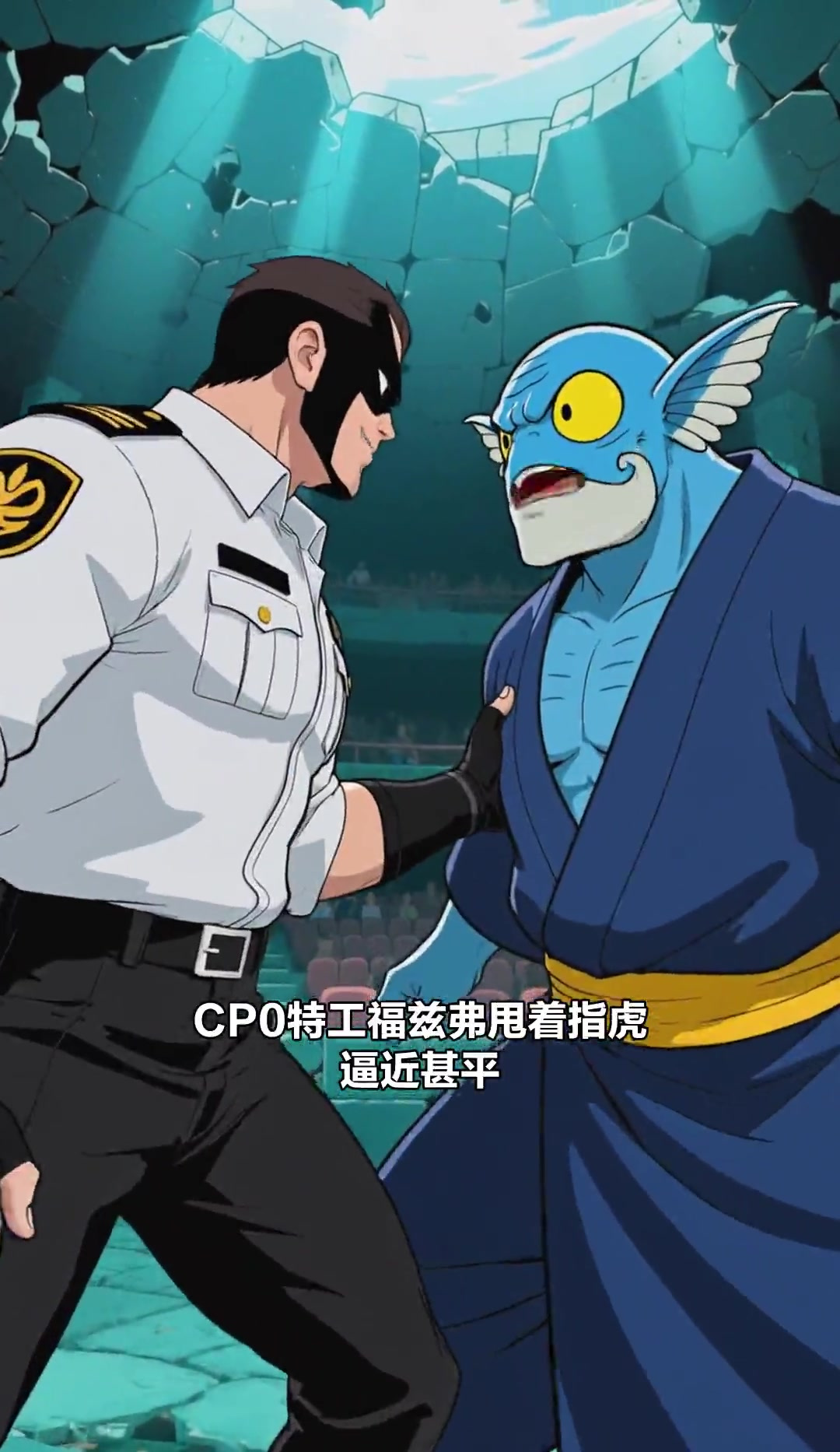 甚平海贼王鱼人空手道过肩摔