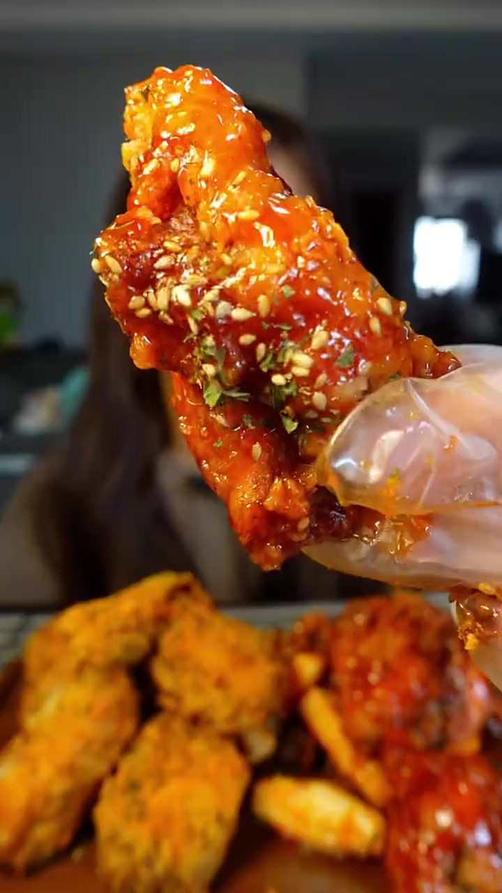炸鸡双拼,芝士脆皮炸鸡,琥珀酱炸鸡