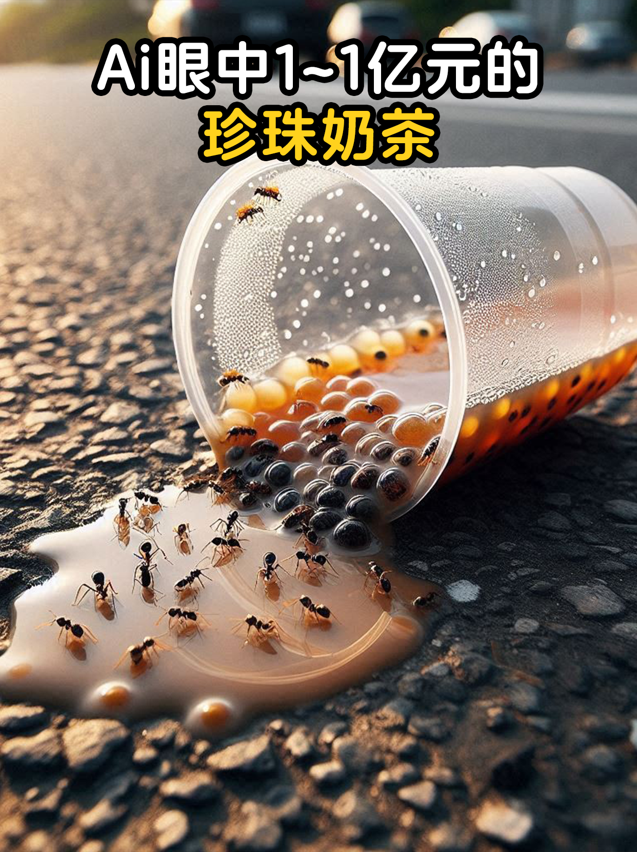 Ai眼中1~1亿元的珍珠奶茶