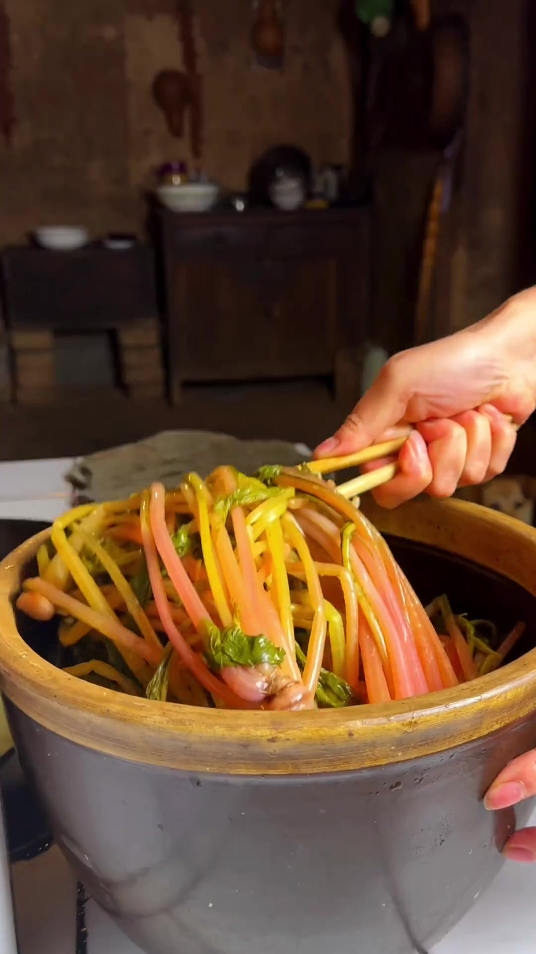 陕南浆水菜，吃浆水面，拌拌汤，炒米饭都好吃