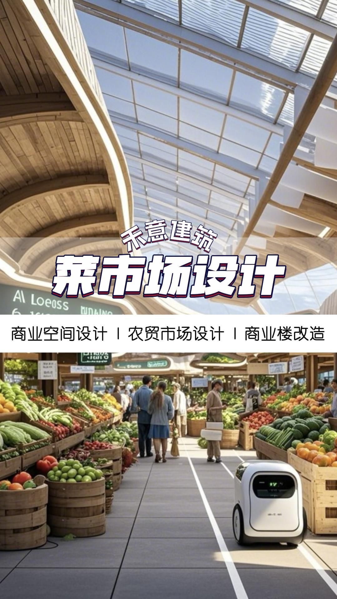 多维度设计打造网红菜市场独特魅力 北京菜市场改造 河北菜市场设计 天津网红菜市场改造 浙江