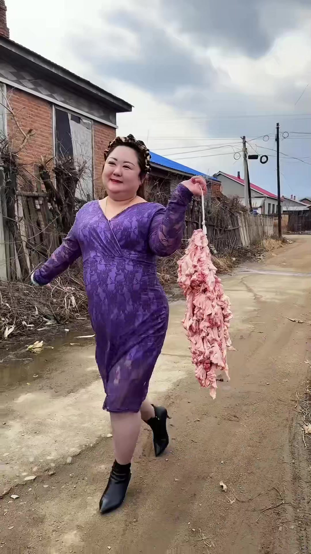 红烧鸡冠油做成的大包子，真的太香了