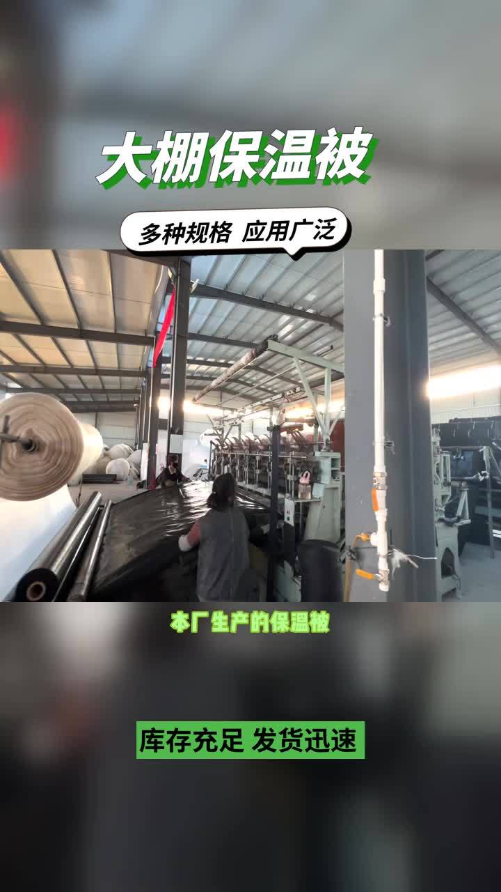 保温大棚被易卷放,使用方便,多种规格 蔬菜大棚保暖被批发价格 蔬菜大棚保暖被定制 大棚棉被