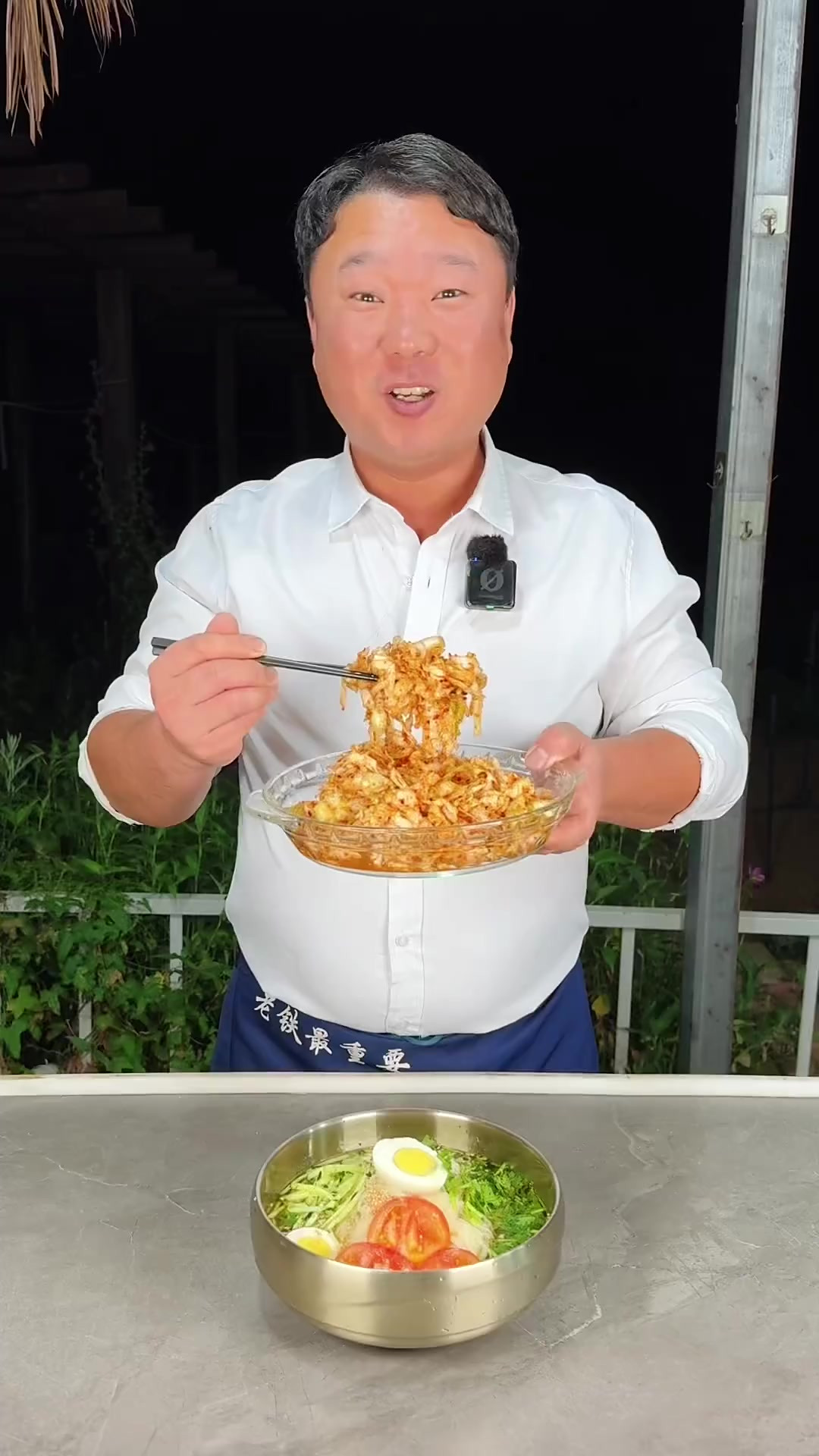 冷面里的大头菜咸菜就是这么简单，直接当小菜吃也可以