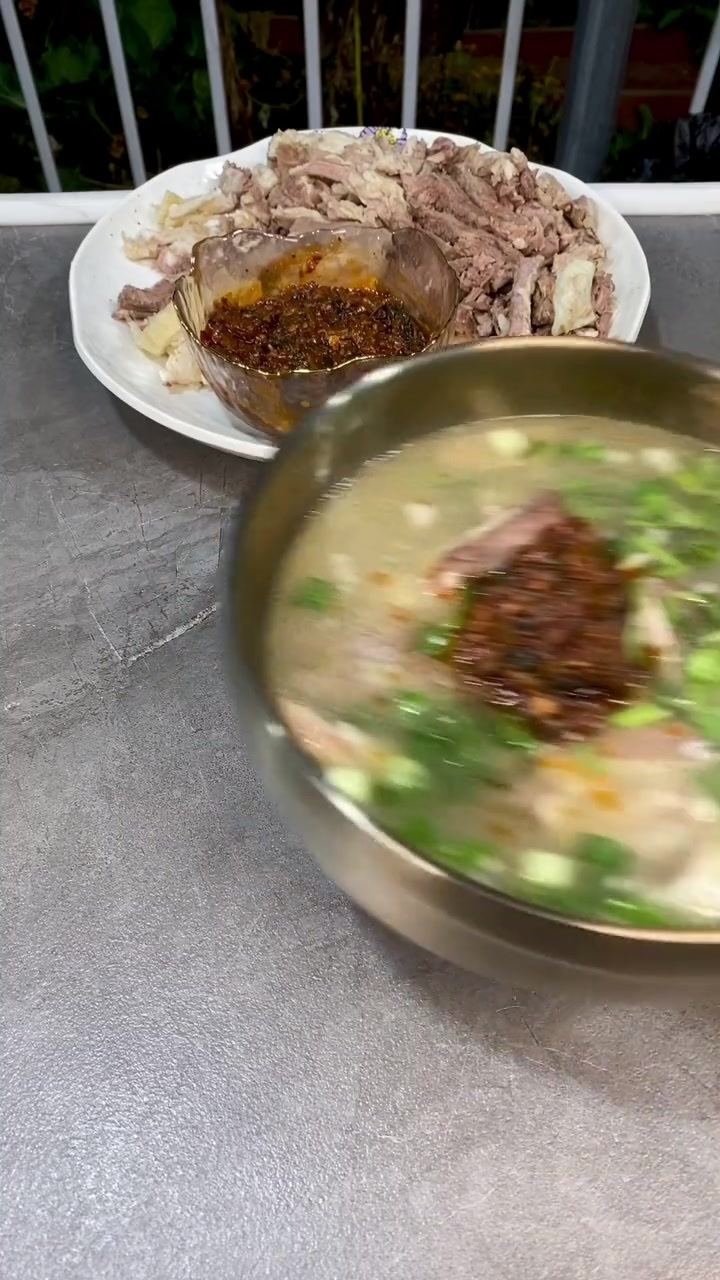 朝鲜族的牛肉汤饭学会了