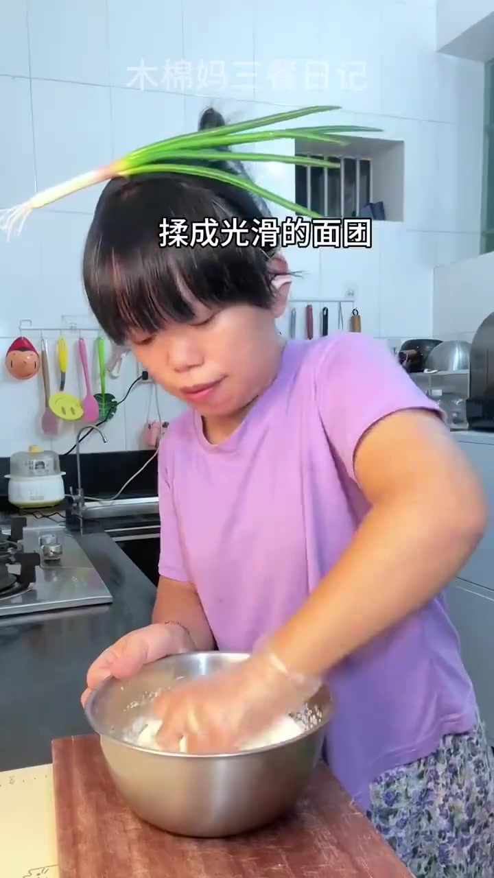 一口一个的豆沙小馒头，做法简单