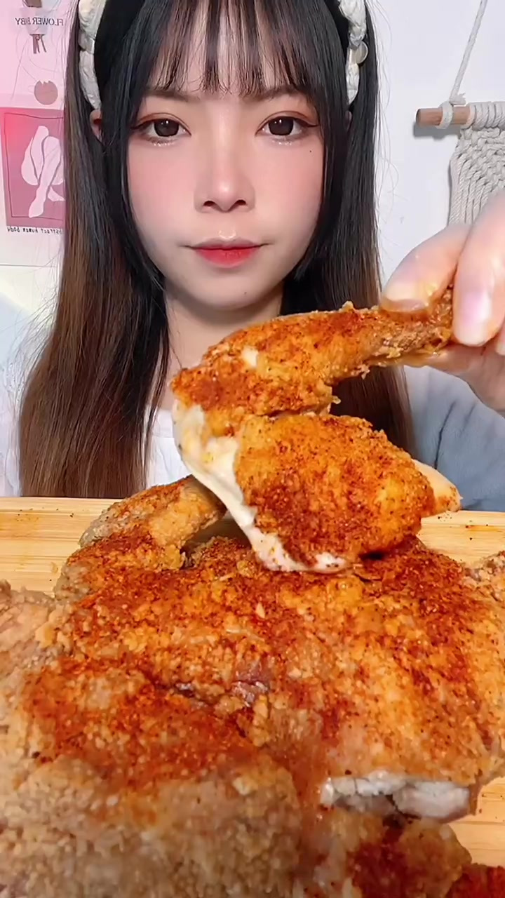 脆皮炸鸡,超级过瘾,吃饱了