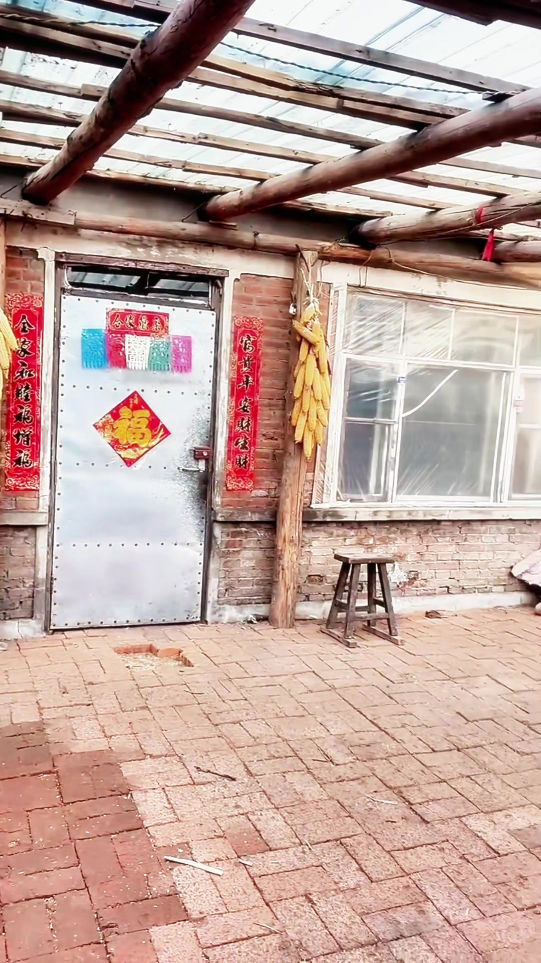 今天天气不错收拾收拾柴火,回去做大碴粥