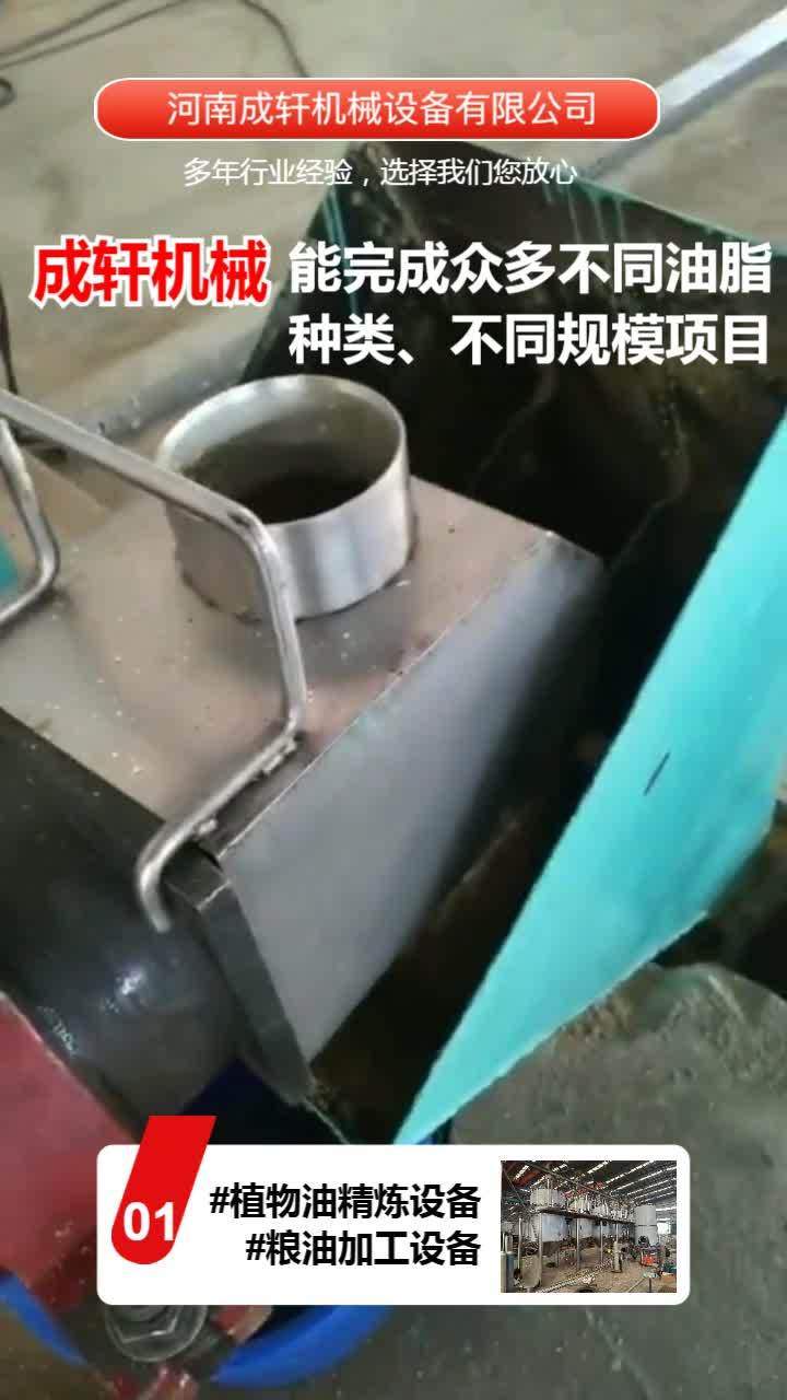 油葵油加工机械,油脂设备源头厂家直销,菜籽油榨油设备,菜籽油精炼机器,集成脱胶、脱酸、脱色