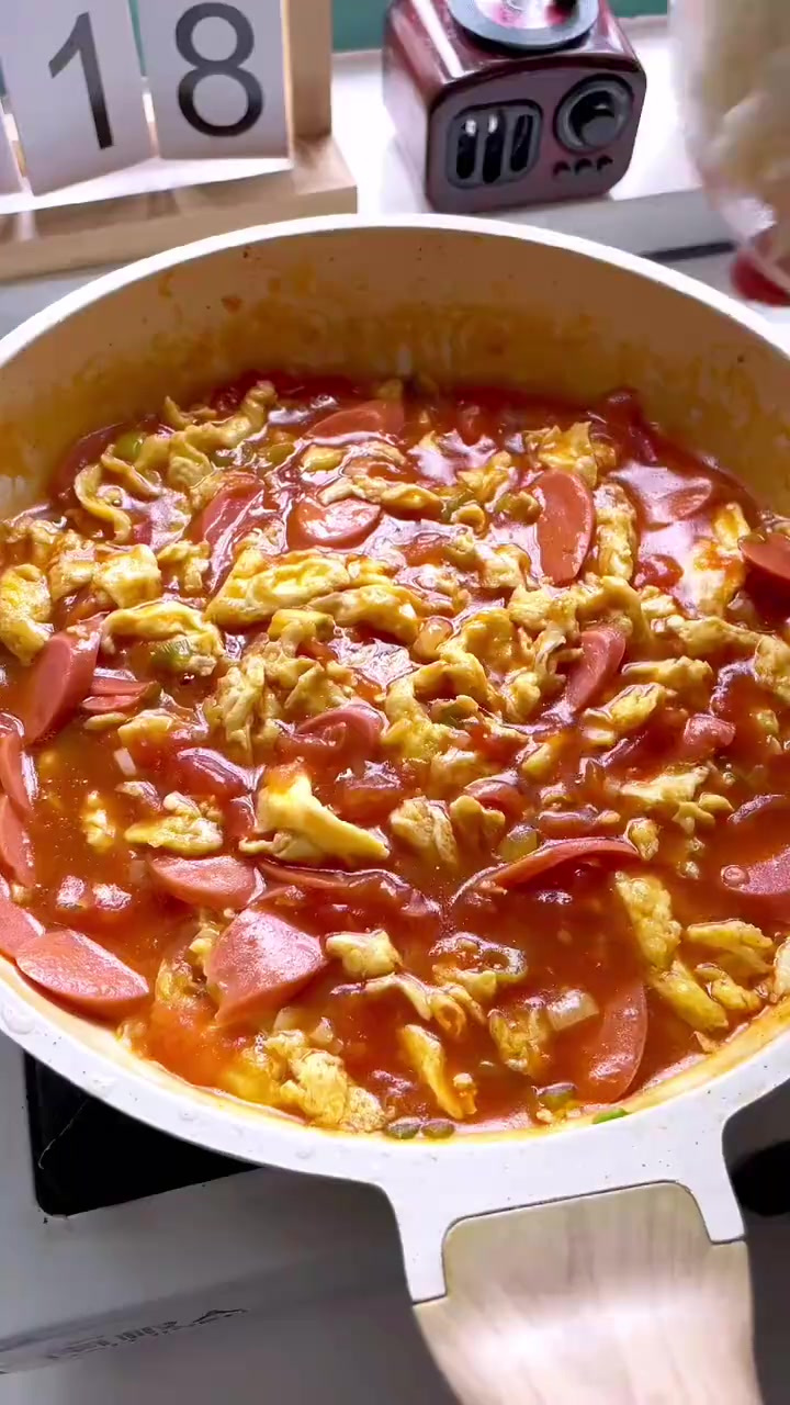 厨房小白也能学会,五分钟快速餐,番茄鸡蛋烩饭