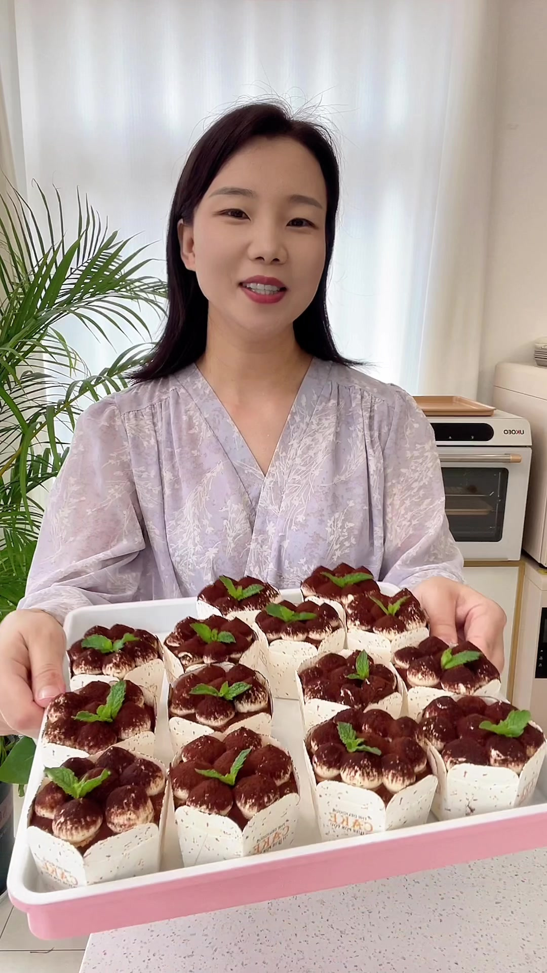 在家做无糖提拉米苏纸杯蛋糕