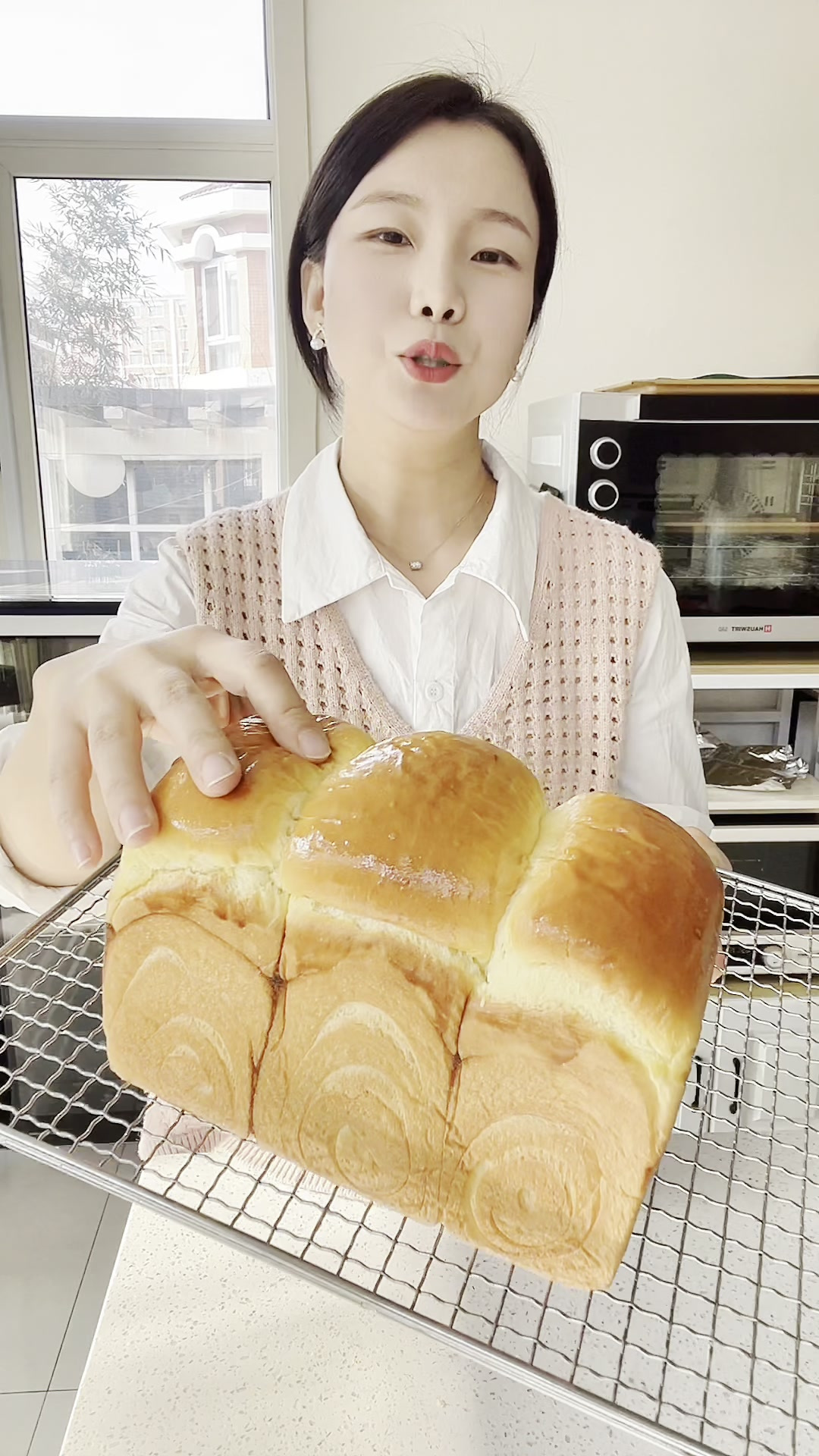 今天淡奶油吐司的简单做法