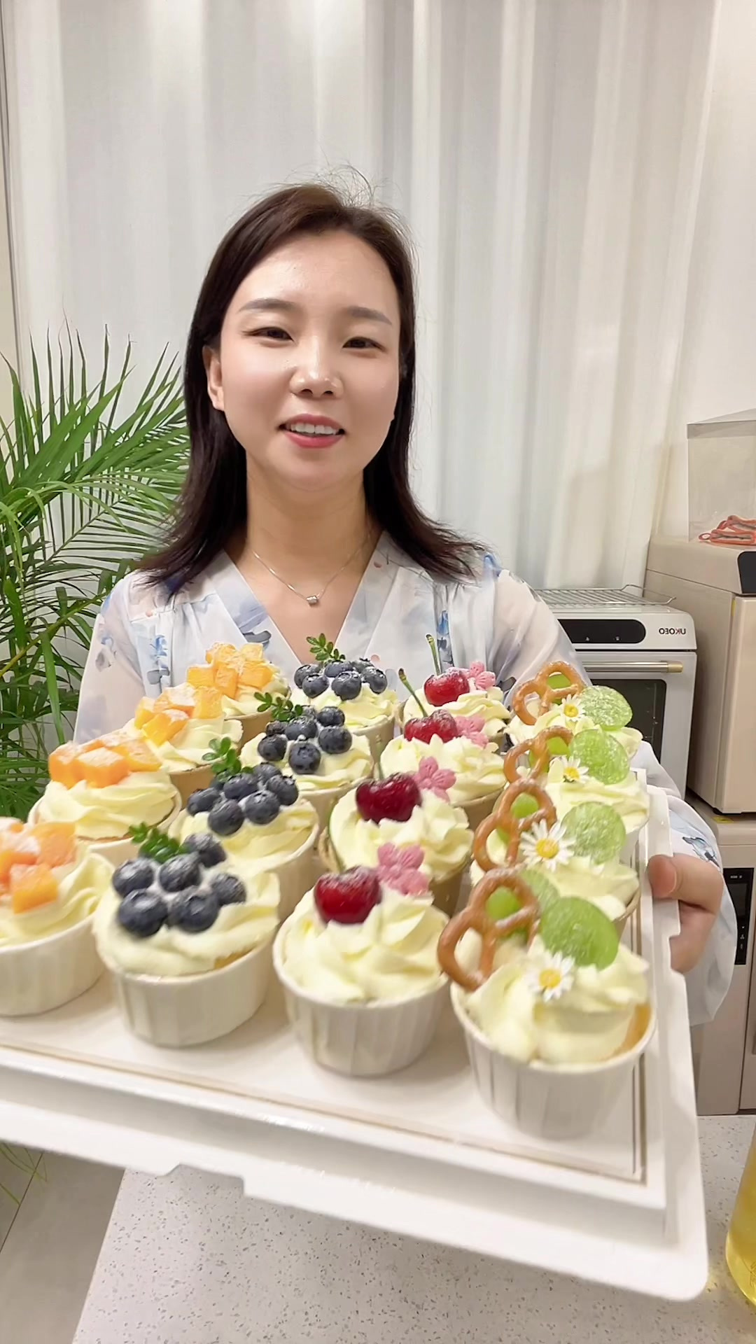 今天我也要乖乖给孩子做纸杯蛋糕