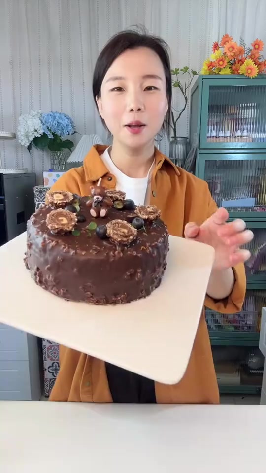 用梦龙千层蛋糕,做生日蛋糕也太绝了