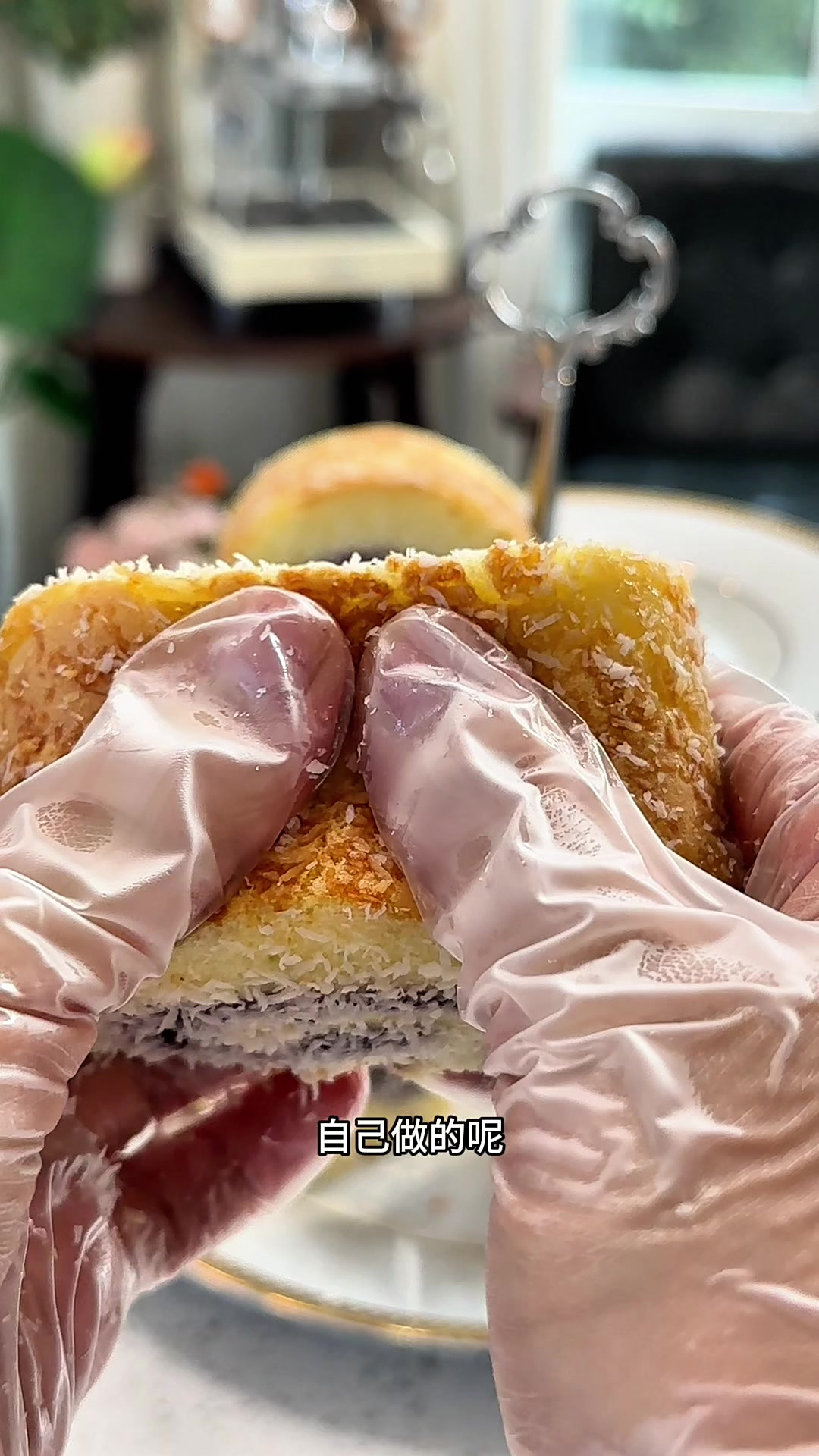 私房爆款蛋糕卷系列，香妃蓝莓蛋糕卷