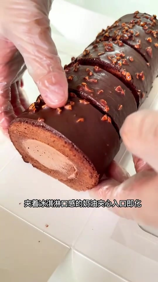 梦龙蛋糕卷，三重口感巧克力控的最爱
