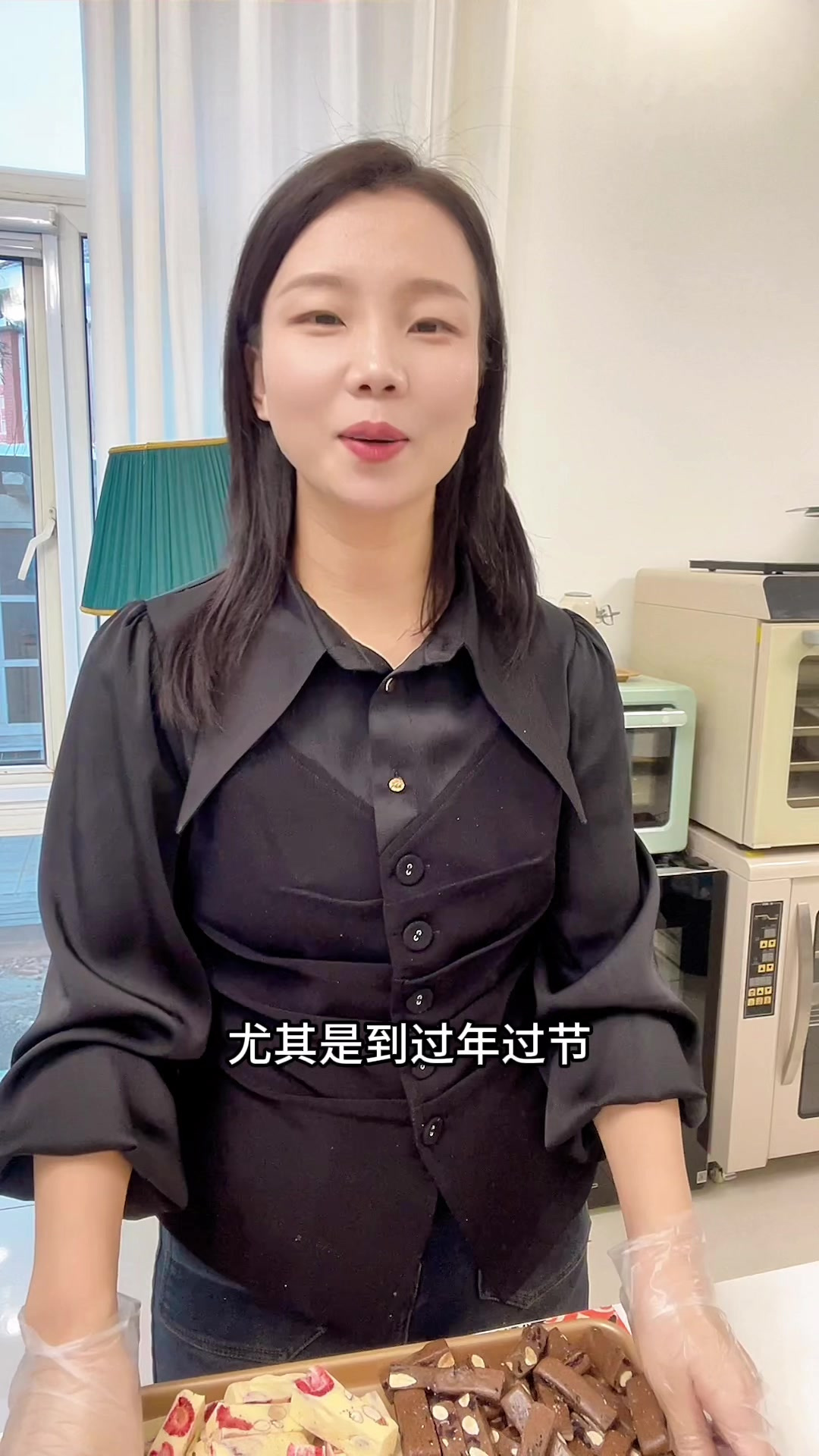 黑芝麻花生牛轧糖也太好吃了吧