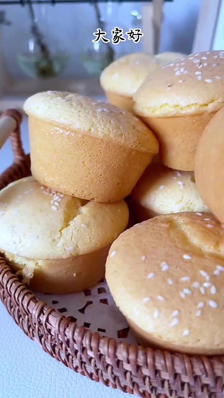 无水鸡蛋糕，小时候的味道，做法简单一次成功