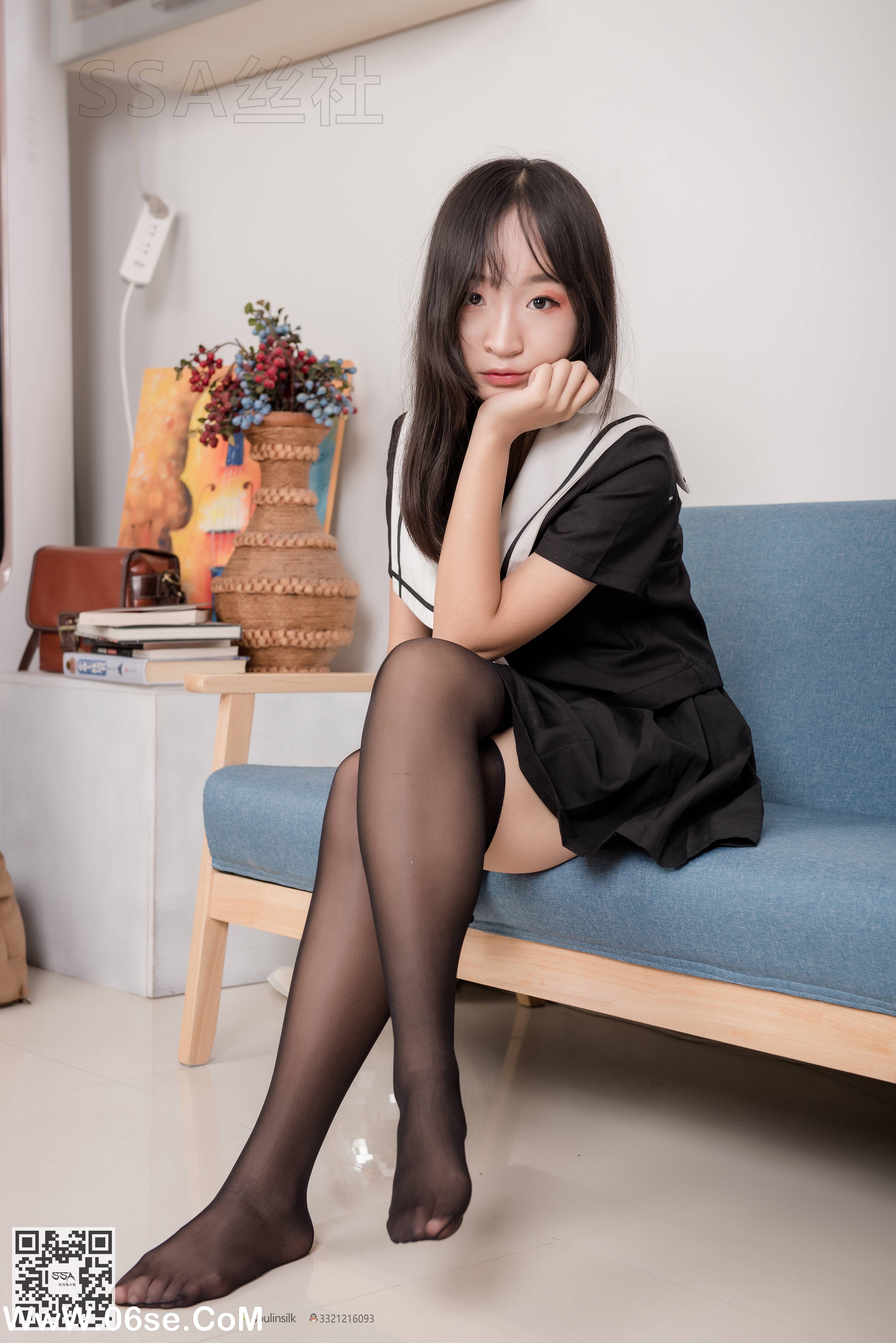 图片[63]-[SSA丝社] NO.135 甘子 16的芳华少女长筒黑丝[116P1.61G]-六色网