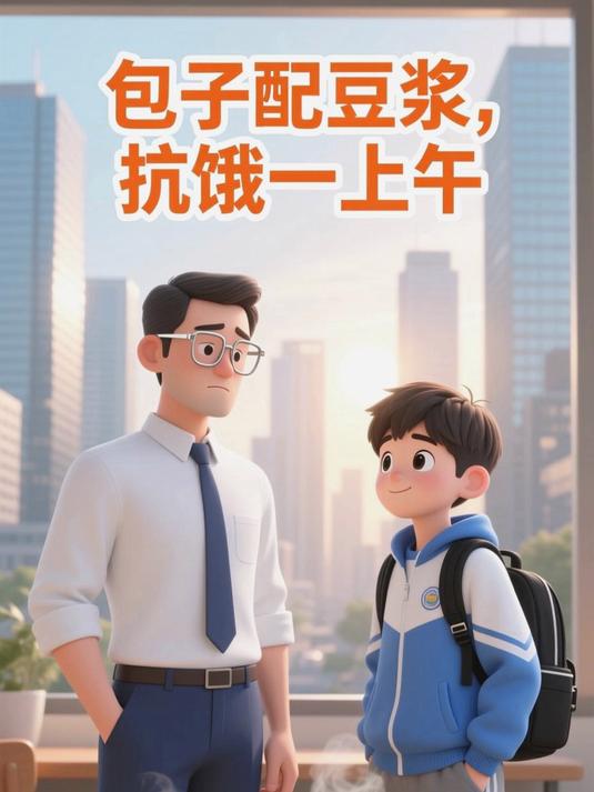 包子豆浆,早餐能量组合