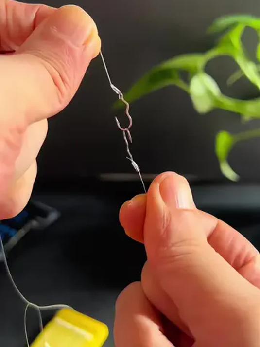 新型自动翻转鱼钩真厉害!咬钩鱼就跑不掉 轻松钓