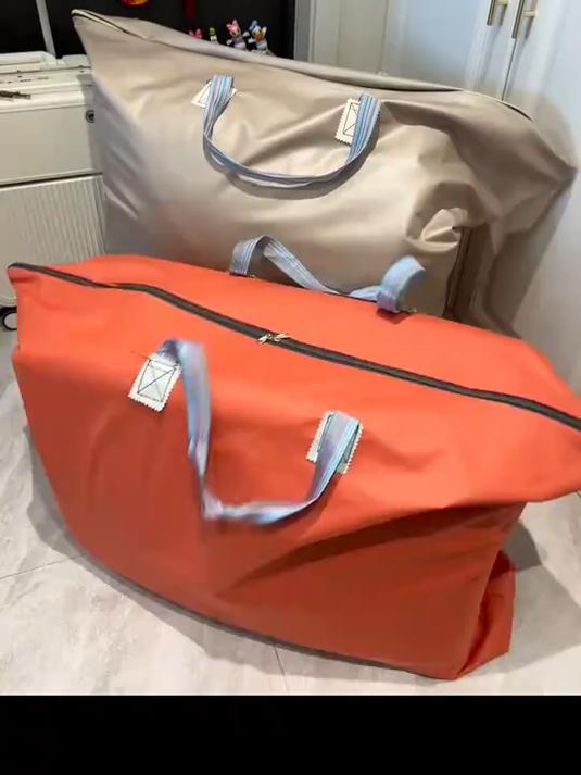 「到手两个」特大容量布料收纳袋旅行搬家衣物换季防潮防尘折叠5