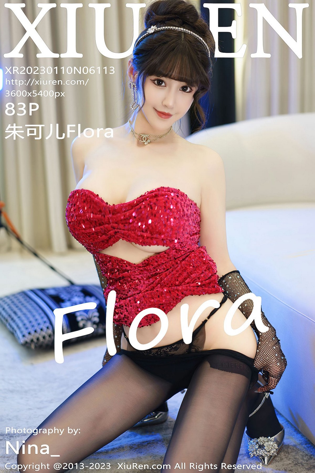 【XiuRen秀人网】2023.01.10 Vol.6113 朱可兒Flora【83P】-六色网-六色网