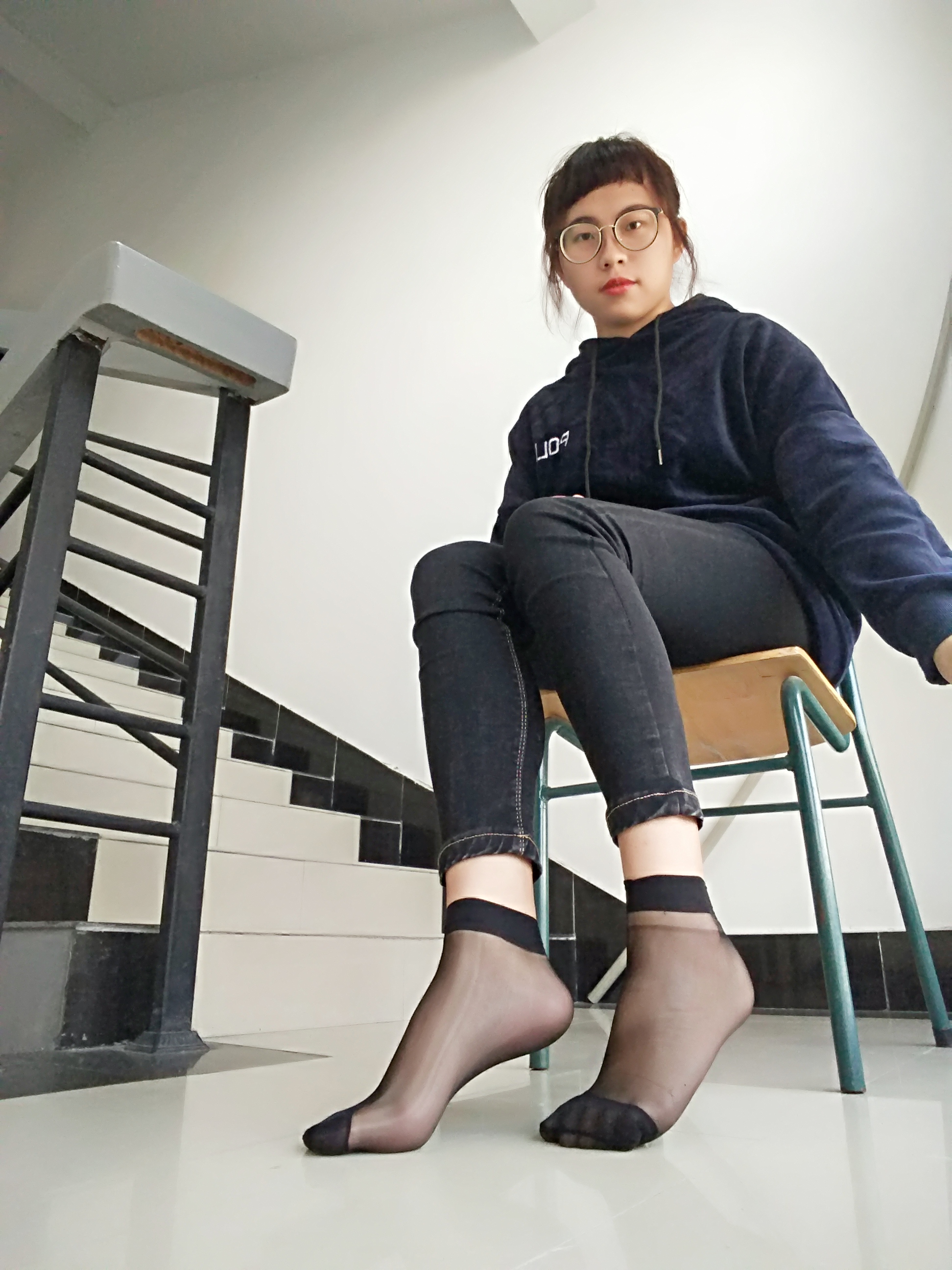 图片[20]-学妹校园寝室短丝系列004期 沈惠玲[63P85M]-六色网