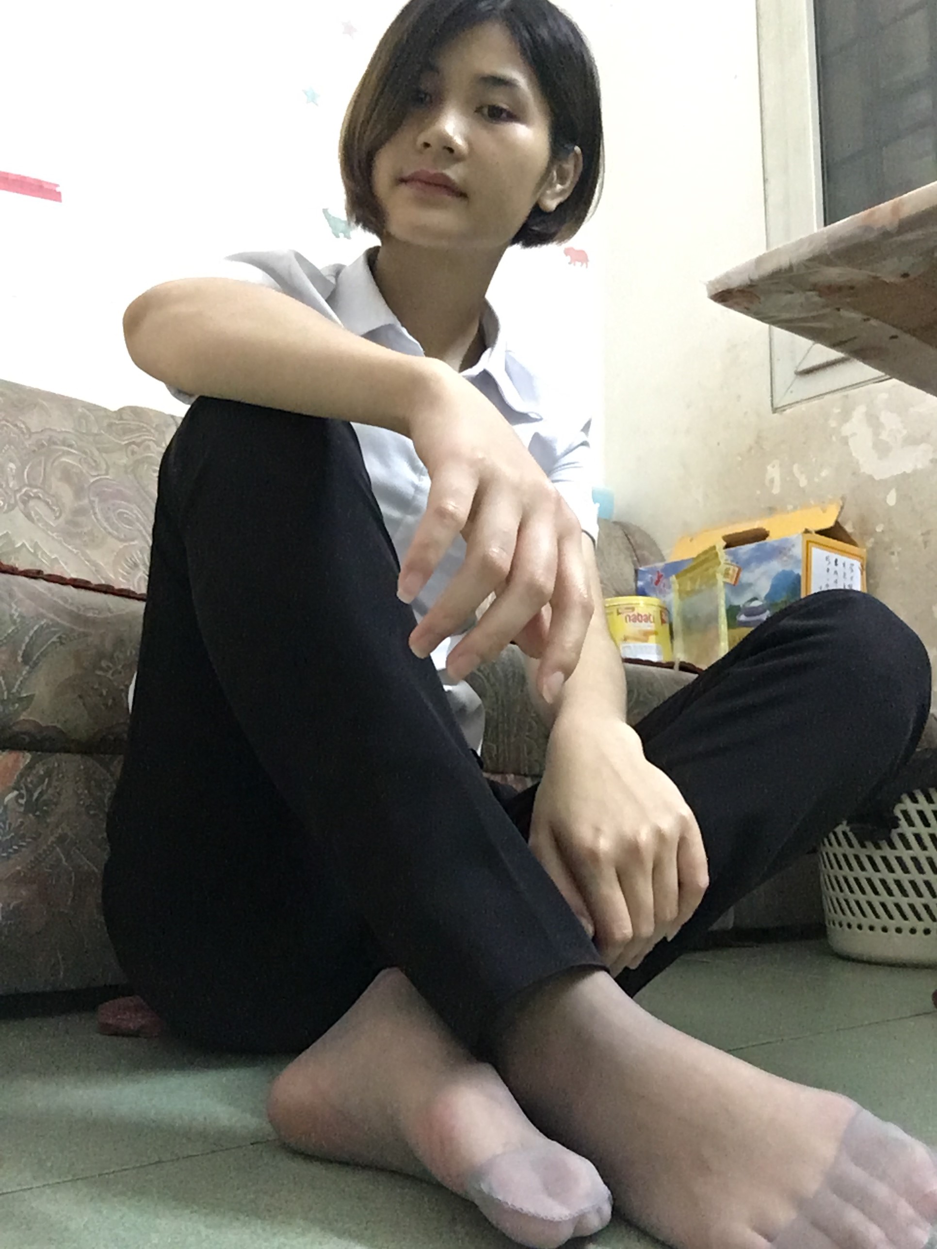 图片[17]-学妹校园寝室短丝系列032期 谭佐婷[40P22M]-六色网