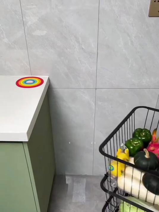 厨房蔬菜蓝架子置物架家用蔬菜水果放菜多层果蔬篮移动小推车