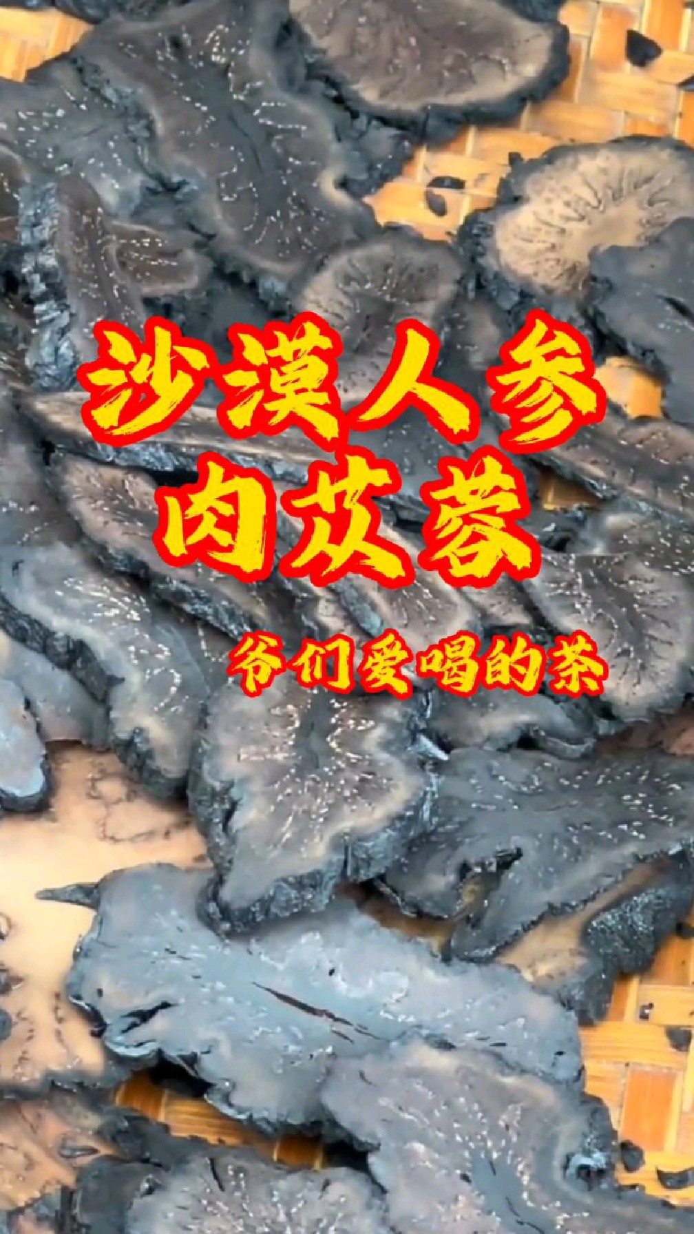 沙漠人参肉苁蓉,泡酒煮茶,爷们都爱喝的好物