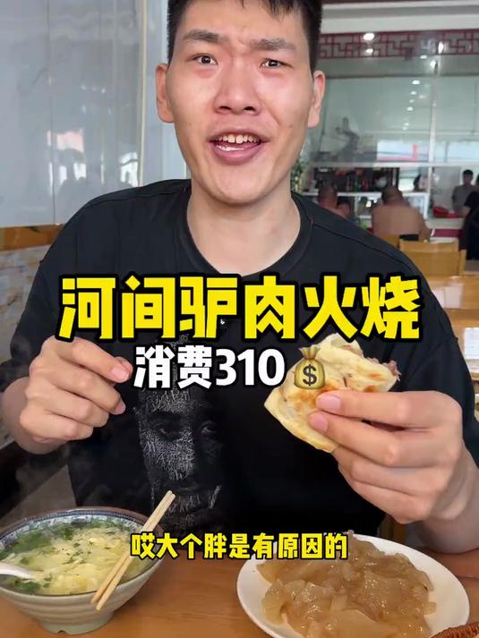 河间驴肉火烧 天上龙肉地下驴肉 你们吃火烧是圆的还是方的