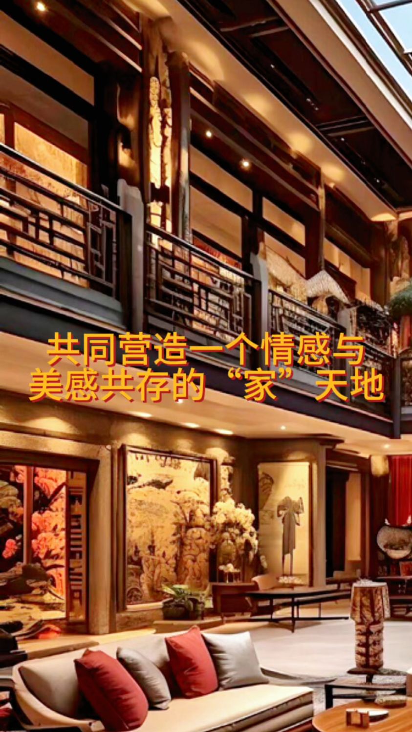 新中式风格装修#新中式客厅风格装修 #客厅装修效果图 #新中式风格装修效果图