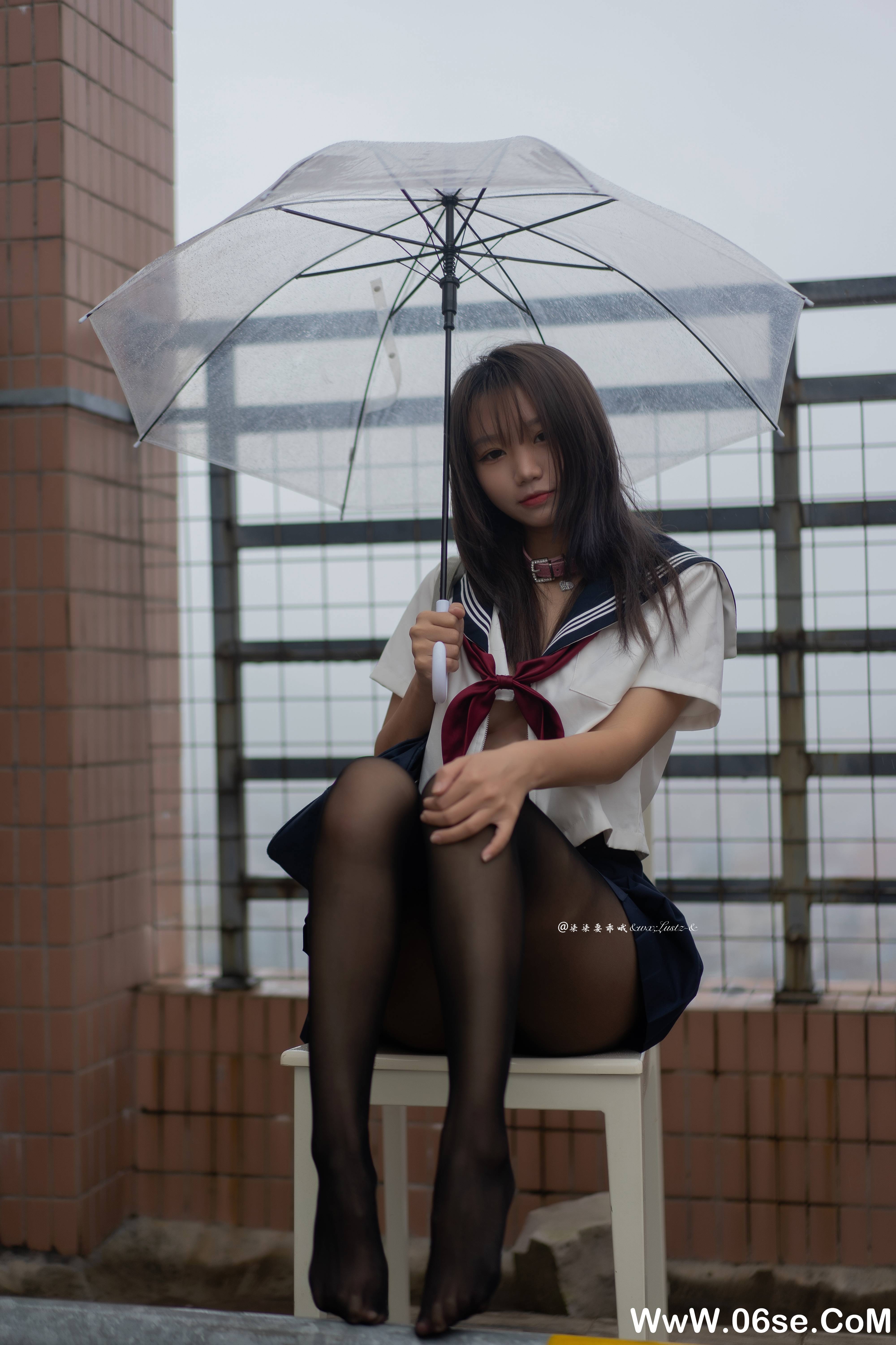图片[21]-柒柒要乖哦 NO.006 — 天台学姐[80P+1V926M]-六色网