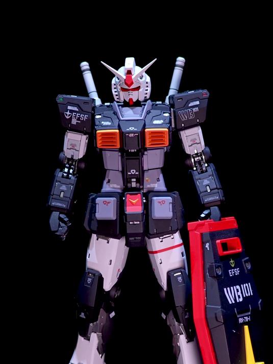 rg元祖2.0涂装 rx-78-1号机配色 模模鱼模玩俱乐部 模型喷涂打板