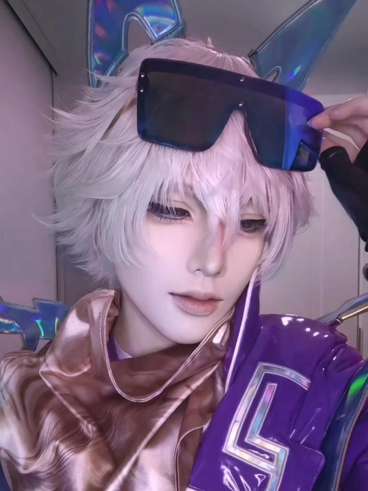 从狙击镜里捕捉到了你的全套表情包~#cos #王者荣耀
