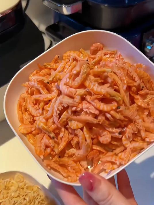 磷虾干来了,吃着感觉挺不错