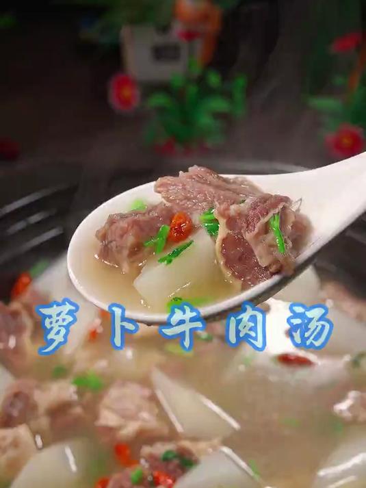 营养鲜美的萝卜牛肉汤