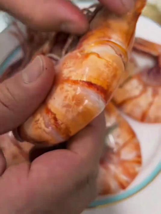 大海馈赠!黑虎虾个大味美,餐桌宠儿,错过等一年